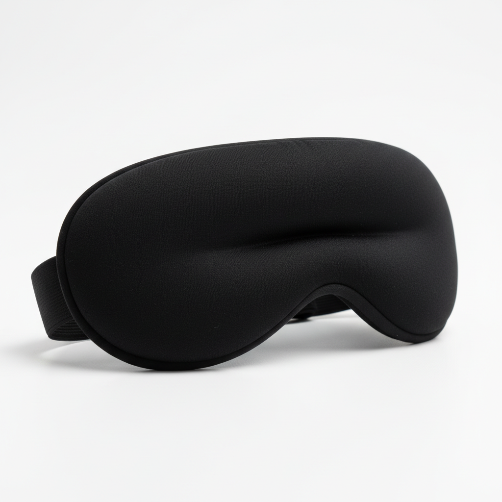 DreamShield 3D Contoured Sleep Eye Mask - Total Blackout Design