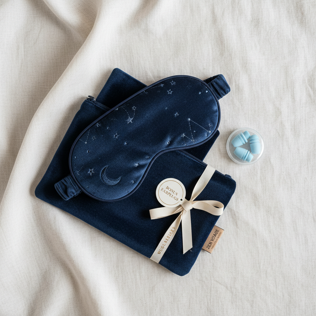 DreamShield 3D Contoured Sleep Eye Mask - Total Blackout Design