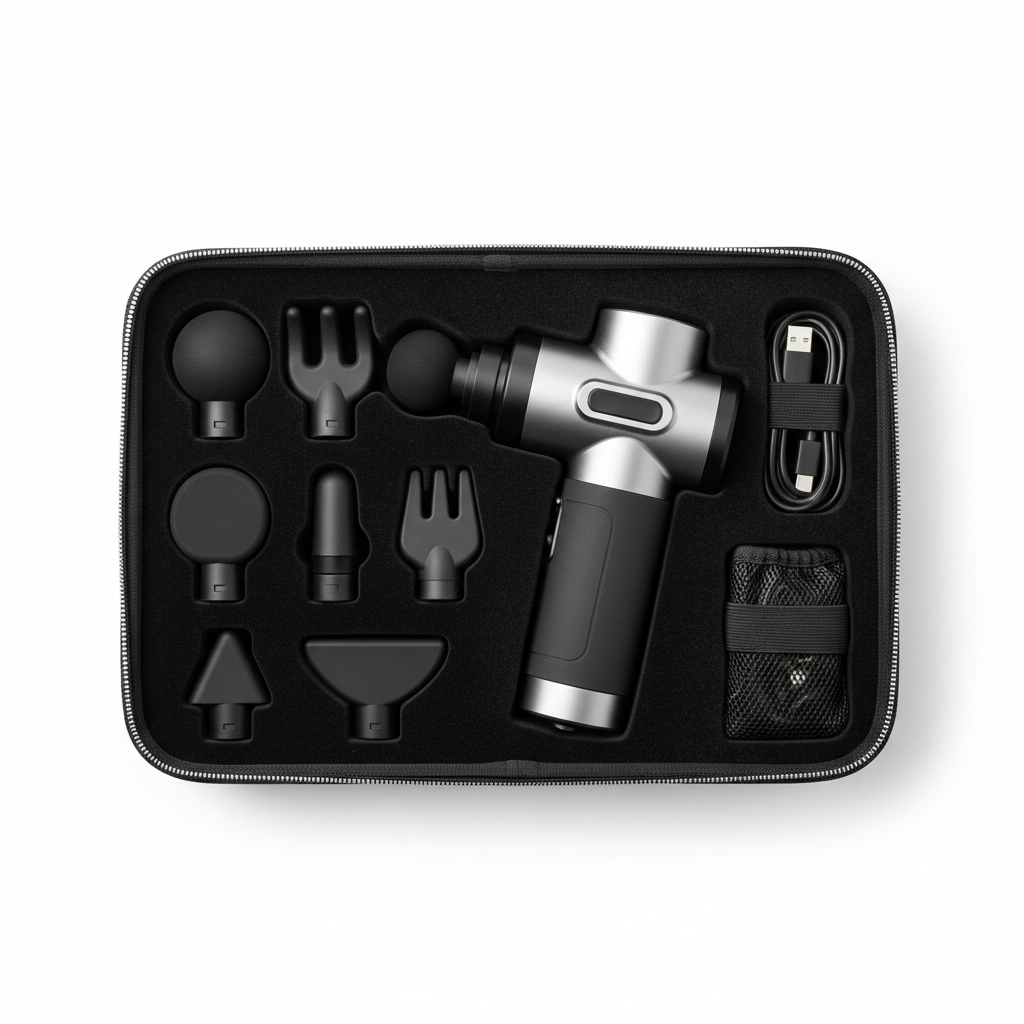 RecoveryForce Pro Percussion Massage Gun - Deep Tissue Therapy