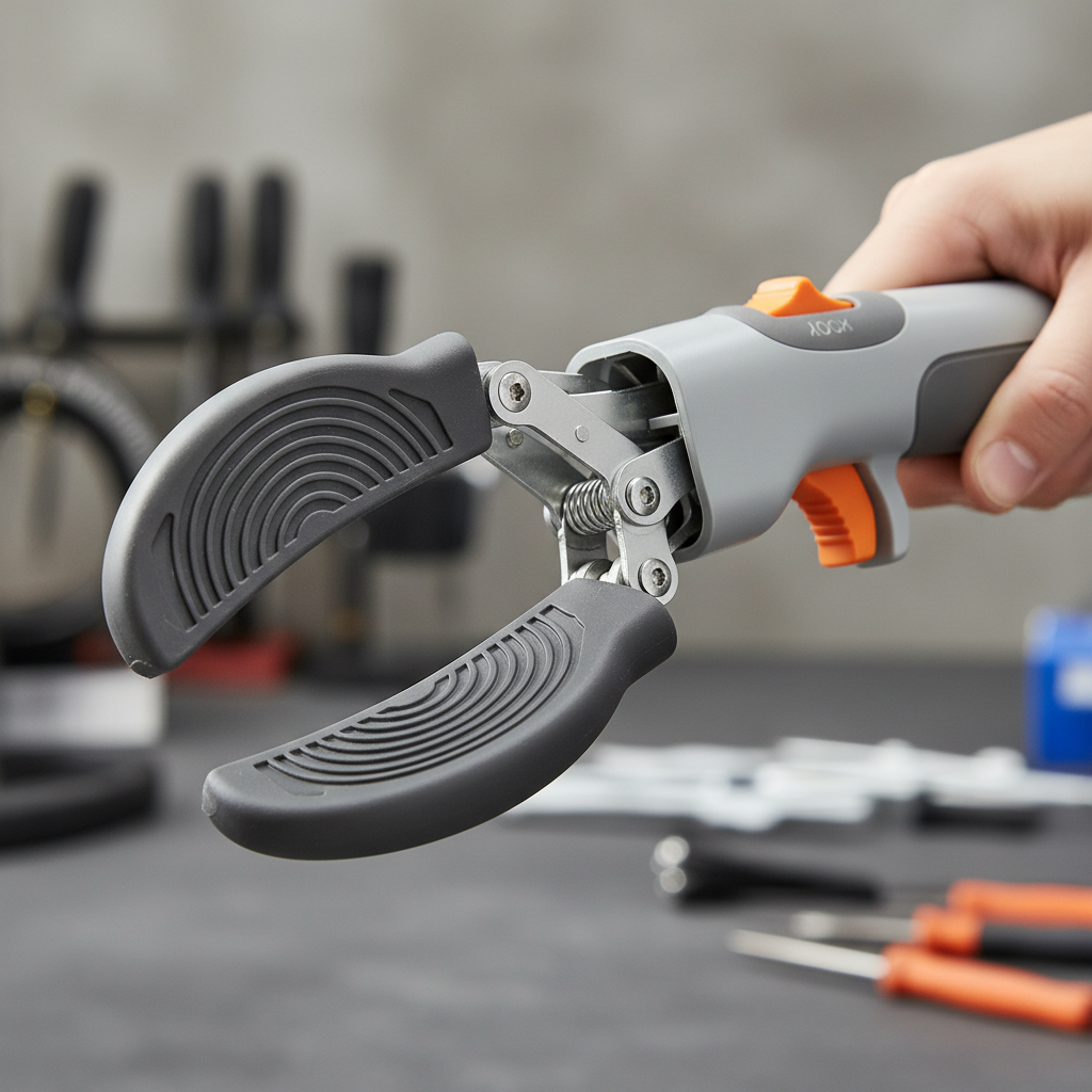 Grip mechanism close-up