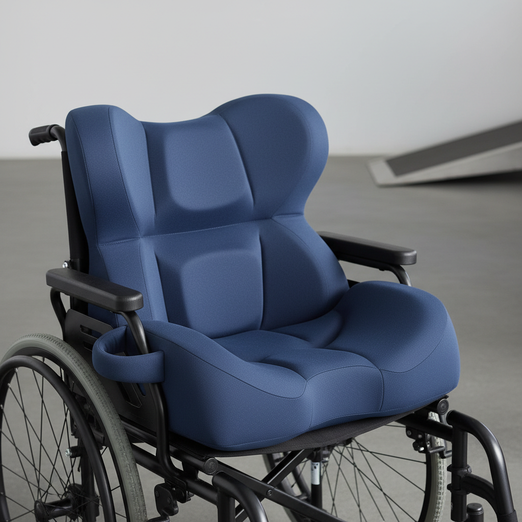 ErgoSupport cushion on wheelchair